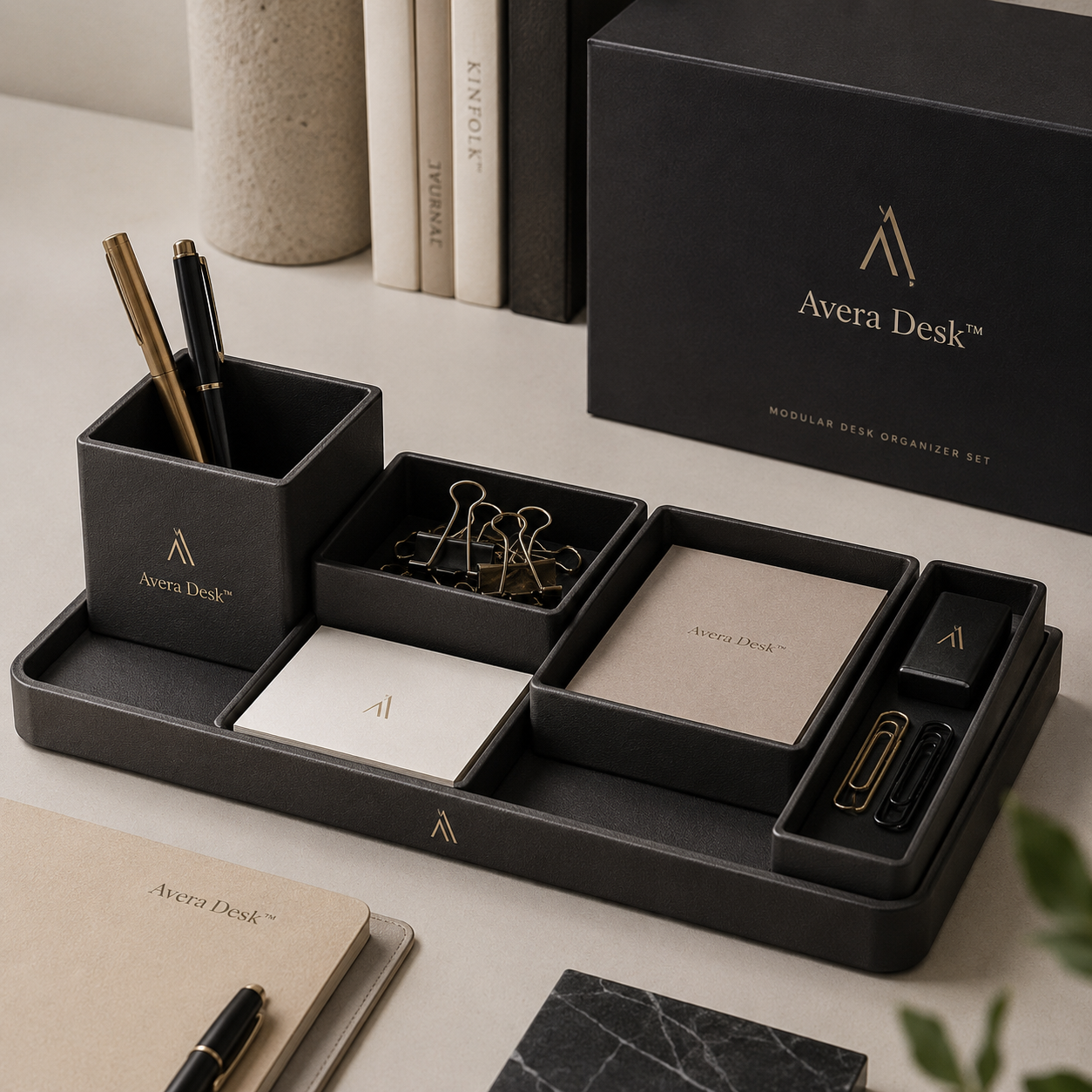 Avera Desk™ Modular Desk Organizer Set