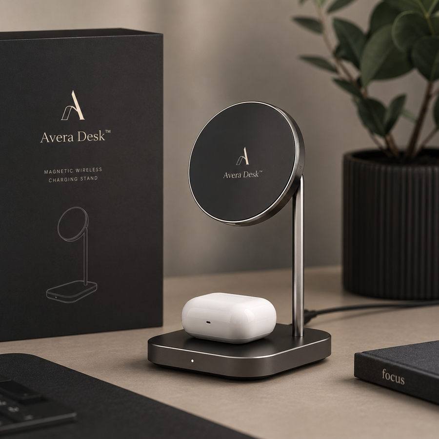 Avera Desk™ Magnetic Wireless Charging Stand